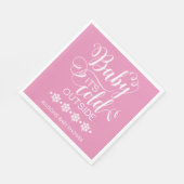 Baby Het is koud buiten Baby showers servet (Hoek)