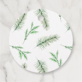 Baby het is koud buiten bedankjes labels (Achterkant)