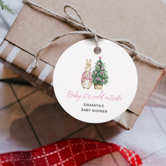 Baby het is koud buiten bedankjes labels