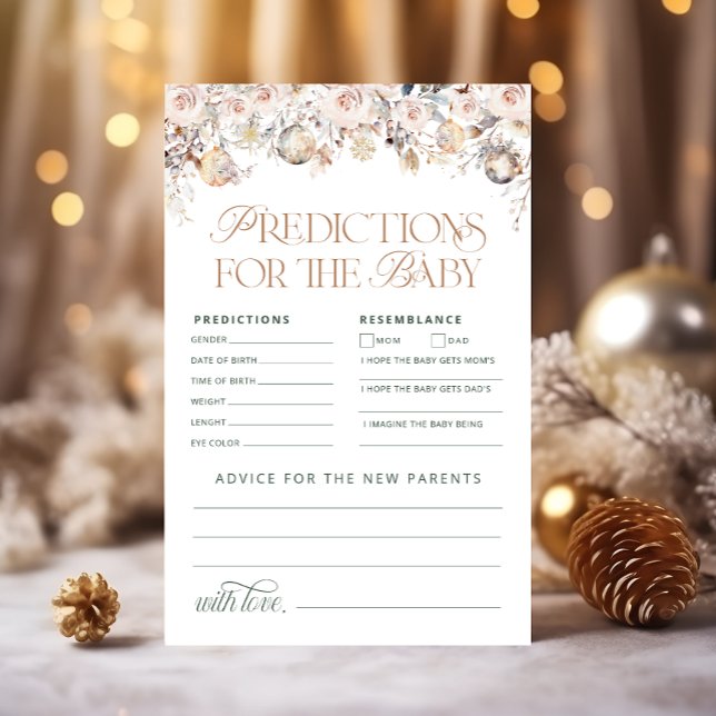 Baby Het is Koud Buiten Beer Voorspellingen voor B (Creator heeft geüpload)