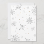 Baby Het is koud buiten Beren ballon Baby shower Kaart (Achterkant)