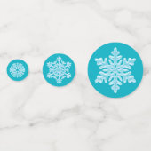 Baby Het is koud buiten bevroren kerstsnowflakes Confetti (Achterkanten)