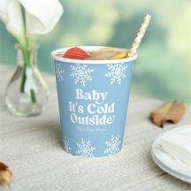 Baby Het is koud buiten blauw sneeuwvlok Baby show