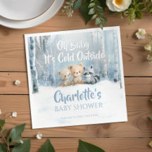 Baby, het is koud buiten Blauwe Bos Baby Shower