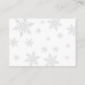 Baby Het is koud buiten Blue Bow Books voor Baby Informatiekaartje (Achterkant)