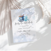 Baby Het is koud buiten Blue Boy Baby shower Kaart