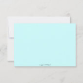 Baby het is koud buiten Blue RSVP (Achterkant)