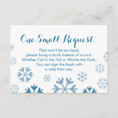 Baby Het is koud buiten Boek invoegen Informatiekaartje (Voorkant)