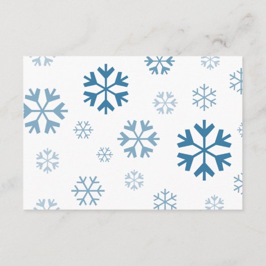 Baby Het is koud buiten Boek invoegen Informatiekaartje (Achterkant)