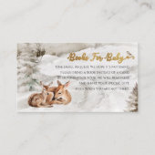 Baby het is koud buiten Boeken voor Baby Baby show Informatiekaartje (Voorkant)