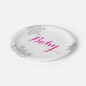 Baby Het is koud buiten Borden Papieren Bordje (Gekanteld)