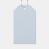 Baby het is koud Buiten Bow Baby shower Cadeaulabel (Achterkant)