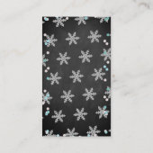 Baby Het is koud buiten Boys Winter Baby shower Informatiekaartje (Achterkant)