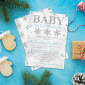 Baby Het is koud buiten Boys Winter Baby shower Kaart