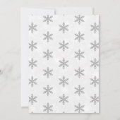 Baby Het is koud buiten Boys Winter Baby shower Kaart (Achterkant)