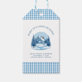 Baby Het is koud buiten cadeau Label Cadeaulabel