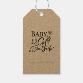 Baby het is koud buiten cadeau Labels Cadeaulabel