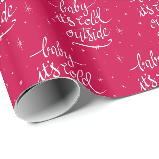 Baby Het is Koud buiten Cadeaupapier (Rol Hoek)