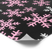 Baby Het is koud buiten Chalkboard Roze Baby showe Poster (Hoek)