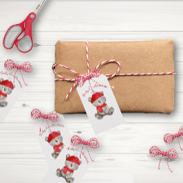 Baby Het is koud buiten Christmas Beer Gift Label Cadeaulabel