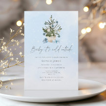 Baby Het is koud buiten Christmas boy baby shower