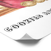 Baby het is koud buiten Cookies en cacao Poster (Hoek)