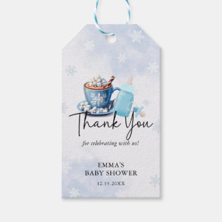 Baby het is koud buiten dank je winter cadeaulabel