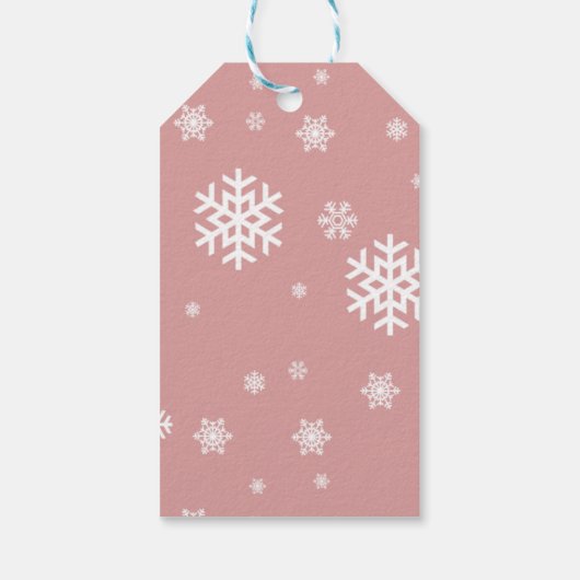 Baby Het is koud buiten Dank u Label Cadeaulabel (Achterkant)