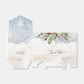 Baby het is koud buiten dankzij de gunstige doos bedankdoosjes (Uitgevouwen)