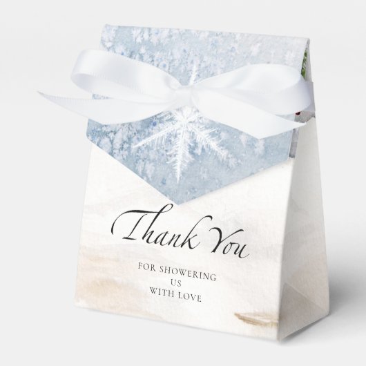 Baby het is koud buiten dankzij de gunstige doos bedankdoosjes (Voorkant Zijde)