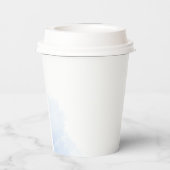 Baby het is koud buiten de baby shower uitnodiging papieren bekers (Achterkant)