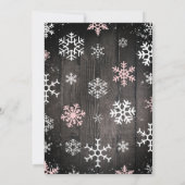 Baby, het is koud buiten de babydouche voor baby's kaart (Achterkant)