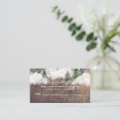 Baby het is Koud Buiten de Draagbare Raffle Informatiekaartje (Staand voorkant)