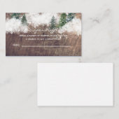 Baby het is Koud Buiten de Draagbare Raffle Informatiekaartje (Voorkant / Achterkant)