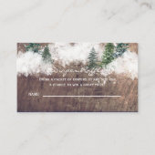 Baby het is Koud Buiten de Draagbare Raffle Informatiekaartje (Voorkant)