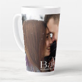 Baby Het is koud buiten de latte Mok (Linkerhoek)