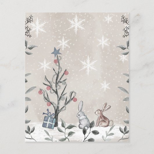 Baby het is koud buiten de lijst met baby showers  (Achterkant)