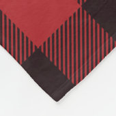 Baby Het is koud buiten de rode buffelplaat Fleece Deken (Hoek)