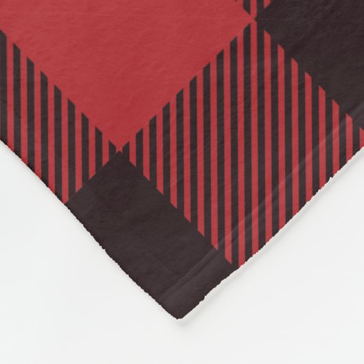 Baby Het is koud buiten de rode buffelplaat Fleece Deken (Hoek)