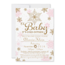 Baby Het is koud buiten, de uitnodiging van de Mei