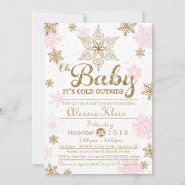 Baby Het is koud buiten, de uitnodiging van de Mei