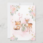 Baby Het is koud buiten de uitnodiging voor de win (Achterkant)