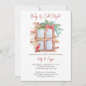 Baby Het is koud buiten de winter baby pastel Kaart (Voorkant)