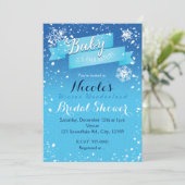 BABY HET IS KOUD BUITEN DE WINTER ELKE UITNODIGING (Staand voorkant)