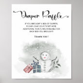 Baby het is koud buiten de winter. poster (Voorkant)