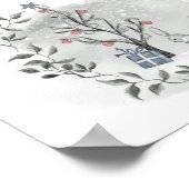 Baby het is koud buiten de winter. poster (Hoek)