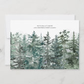 Baby het is koud buiten de Wintersneeuw van het Ba Kaart (Achterkant)