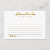 Baby het is koud buiten Deer Advies Baby shower Informatiekaartje (Voorkant)