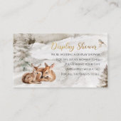 Baby het is koud buiten Display Shower Baby shower Informatiekaartje (Voorkant)