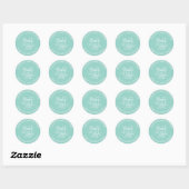 Baby Het is koud buiten douche gunst Sticker (Vel)